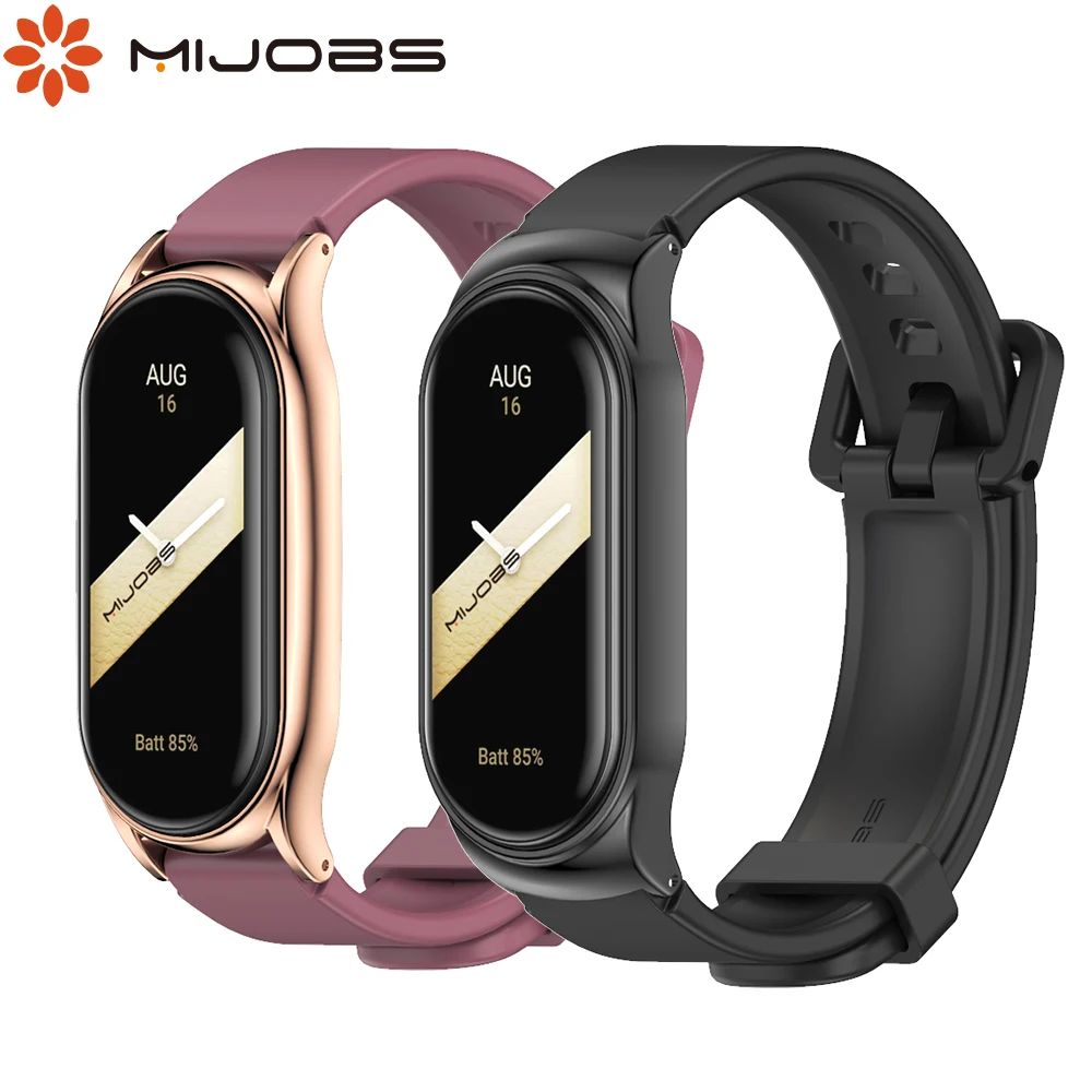 Pulseira para xiaomi mi band 9 8 7 6 pulseira inteligente para mi band 8 7 6 5 4 3 pulseira de silicone correa miband 9 8 pulseira