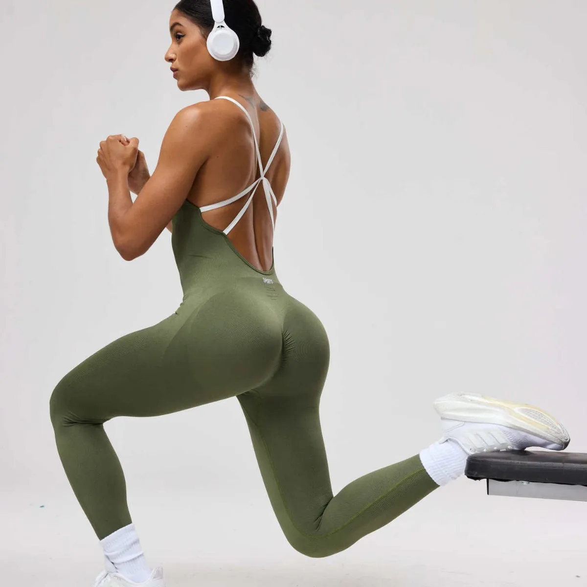 

Seamless Sexy Peach Hip Yoga Suit Women's High Elastic Slim Fitness Outdoor Sports One-piece One-piece