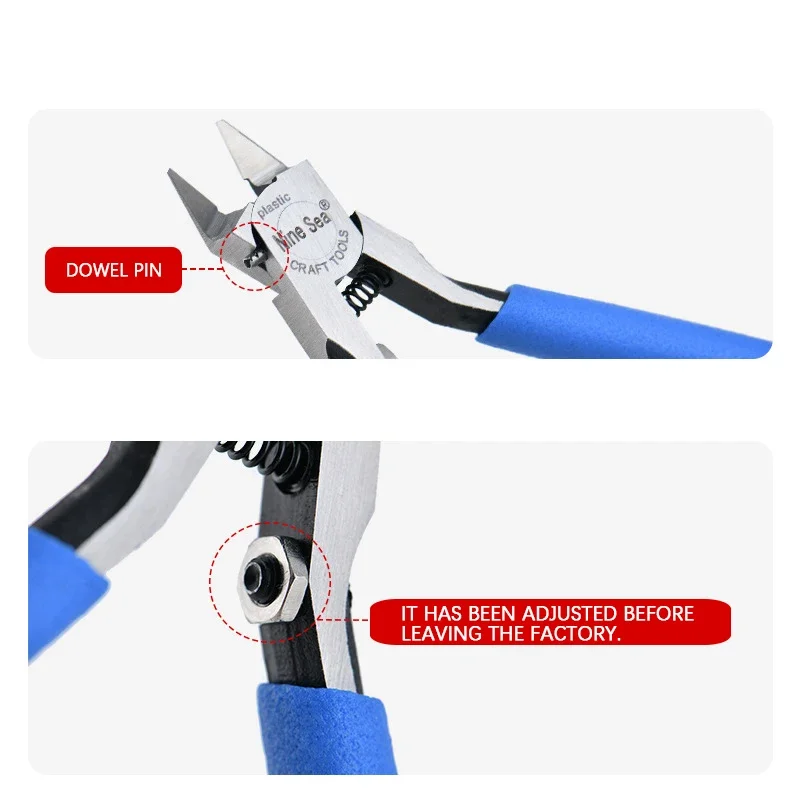 Nine Sea 629 3.0 Ultra-thin Single Blade Plastic Nippers Precision Diagonal Pliers Model Specific Cutting Pliers Craft Tools