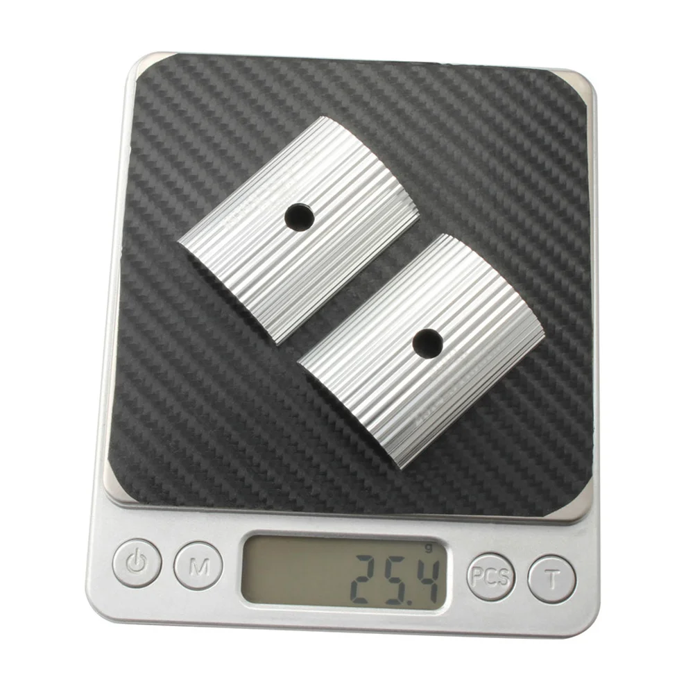 2Pcs Bike Handlebar Spacers Lightweight Aluminum Alloy Durable High Strength Toughness Bike Handlebar Shim Accessories