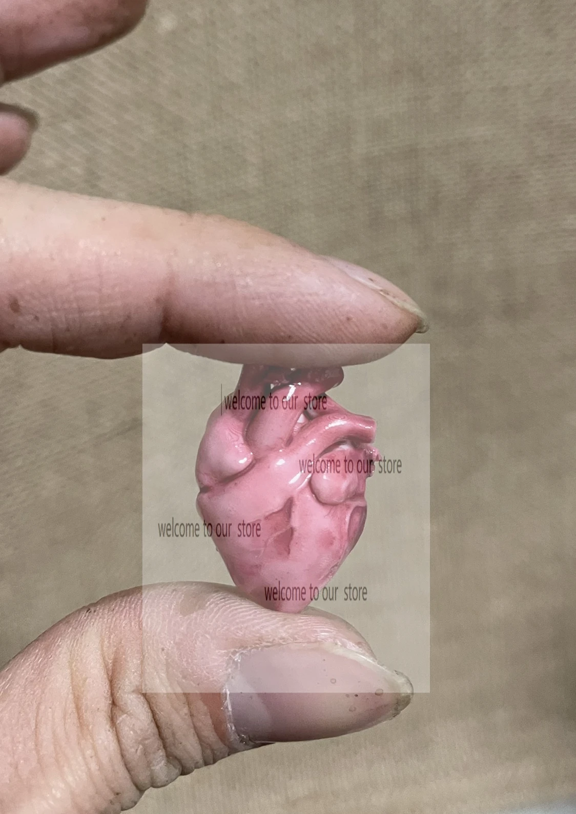 

mini resin 1/18 model heart model