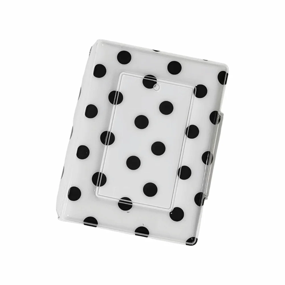 Portable Polka Dot Photo Album 40 Slots 3 Inch Photocard Holder Collectible Photocard Binder