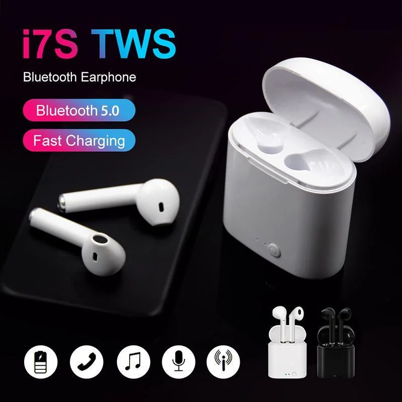 i7Mini TWS Earphone Bluetooth 5.1 Wireless bluetooth headset 9D Stereo Sports Waterproof Earbuds Headsets With Mic Charging Box