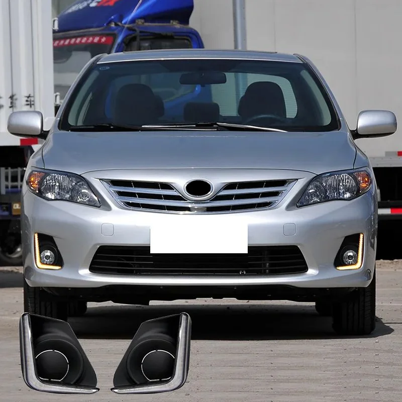 

Suitable for 2011-2013 Toyota Corolla front fog lights, daytime running lights, front bumper lights, and accessories
