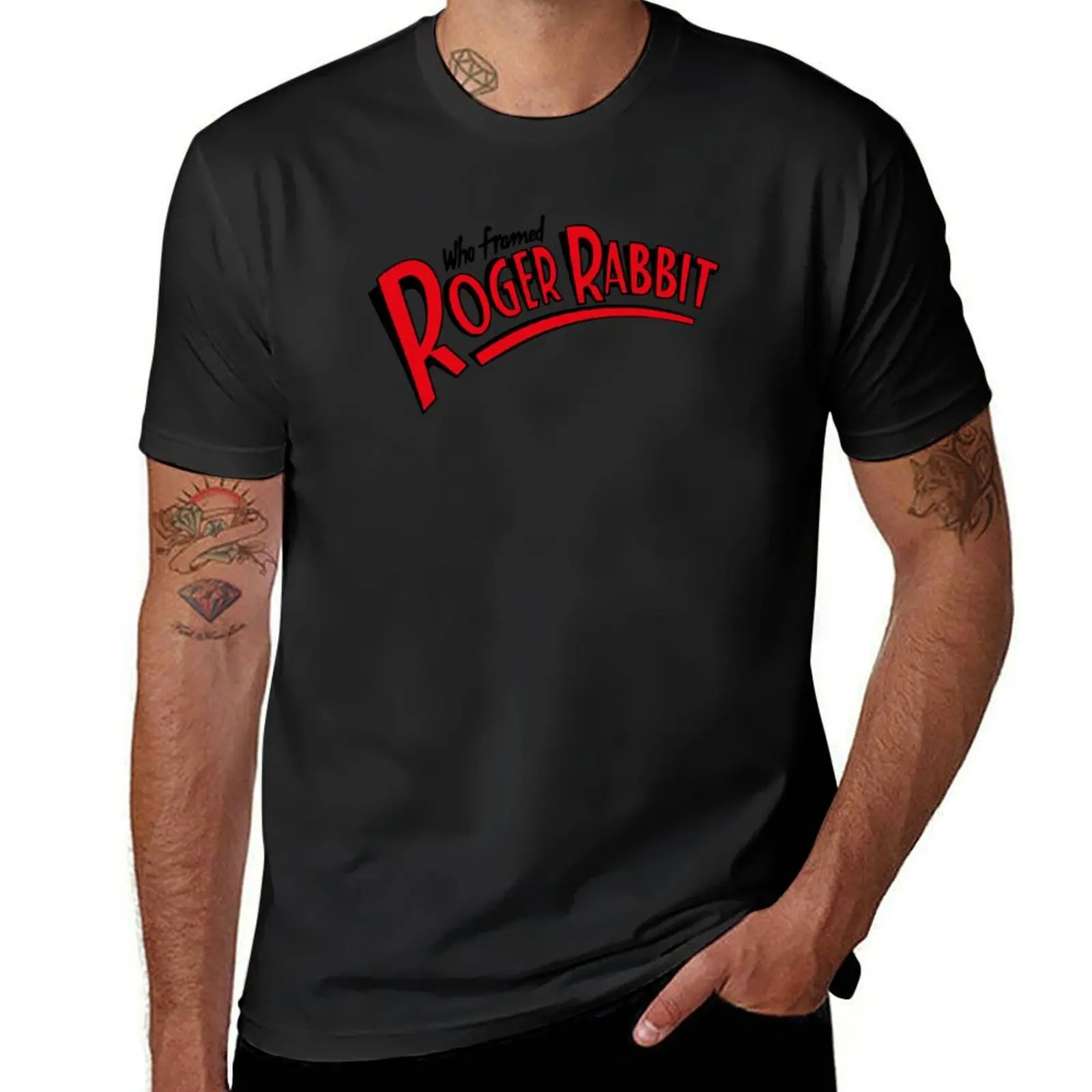 Who Framed Roger Rabbit Logo Ringer. T-Shirt new edition shirts graphic tees men graphic t shirts