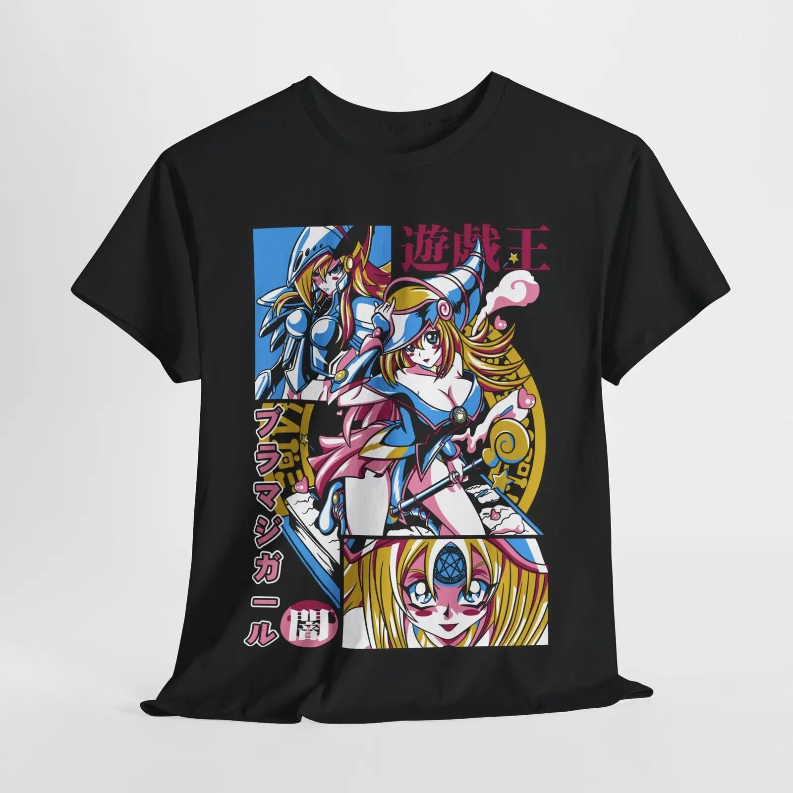 Dark Magician Girl Yu-Gi-Oh T-Shirt Ecchi Waifu Kawaii Anime Soft Tee Shirt YGO