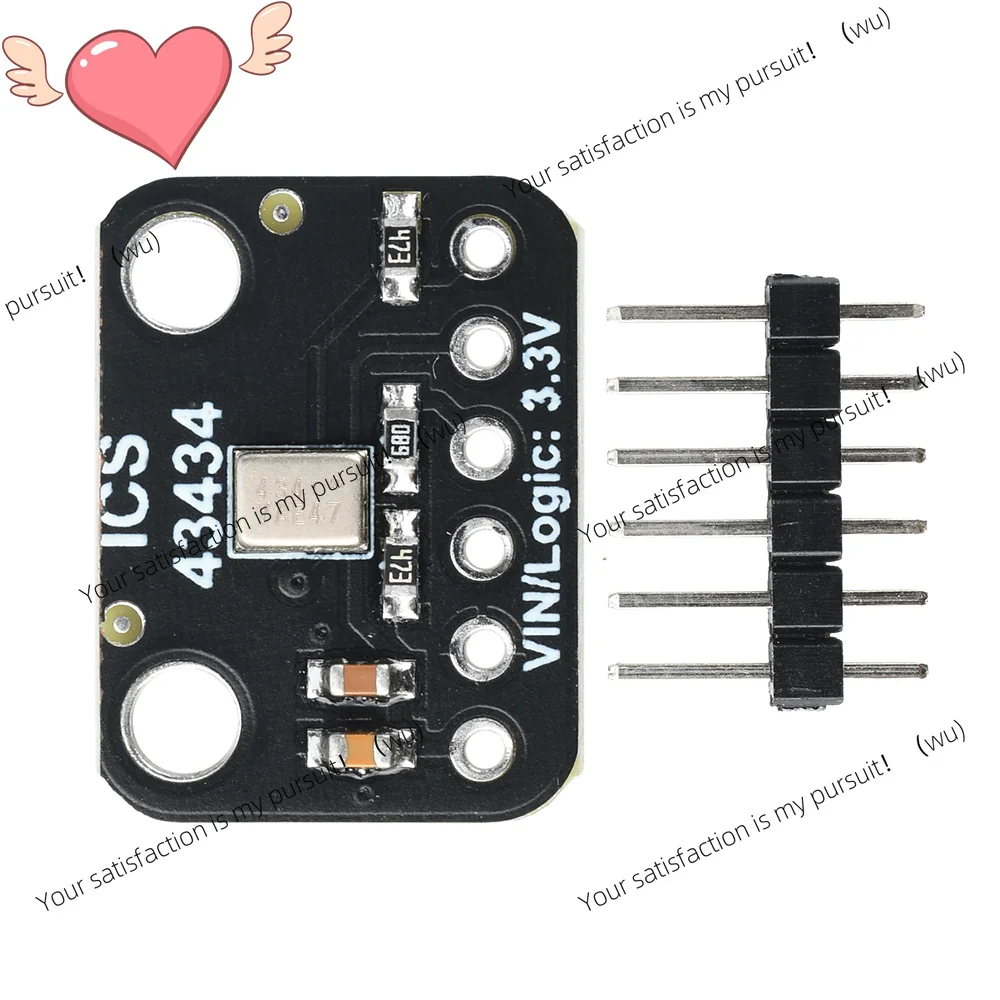 Pack of 2 For MEMS Microphone Module, Low Pass Filter Module, DC 1.5 - 3.6V ICS-43434 I2S Audio Amplifier Board