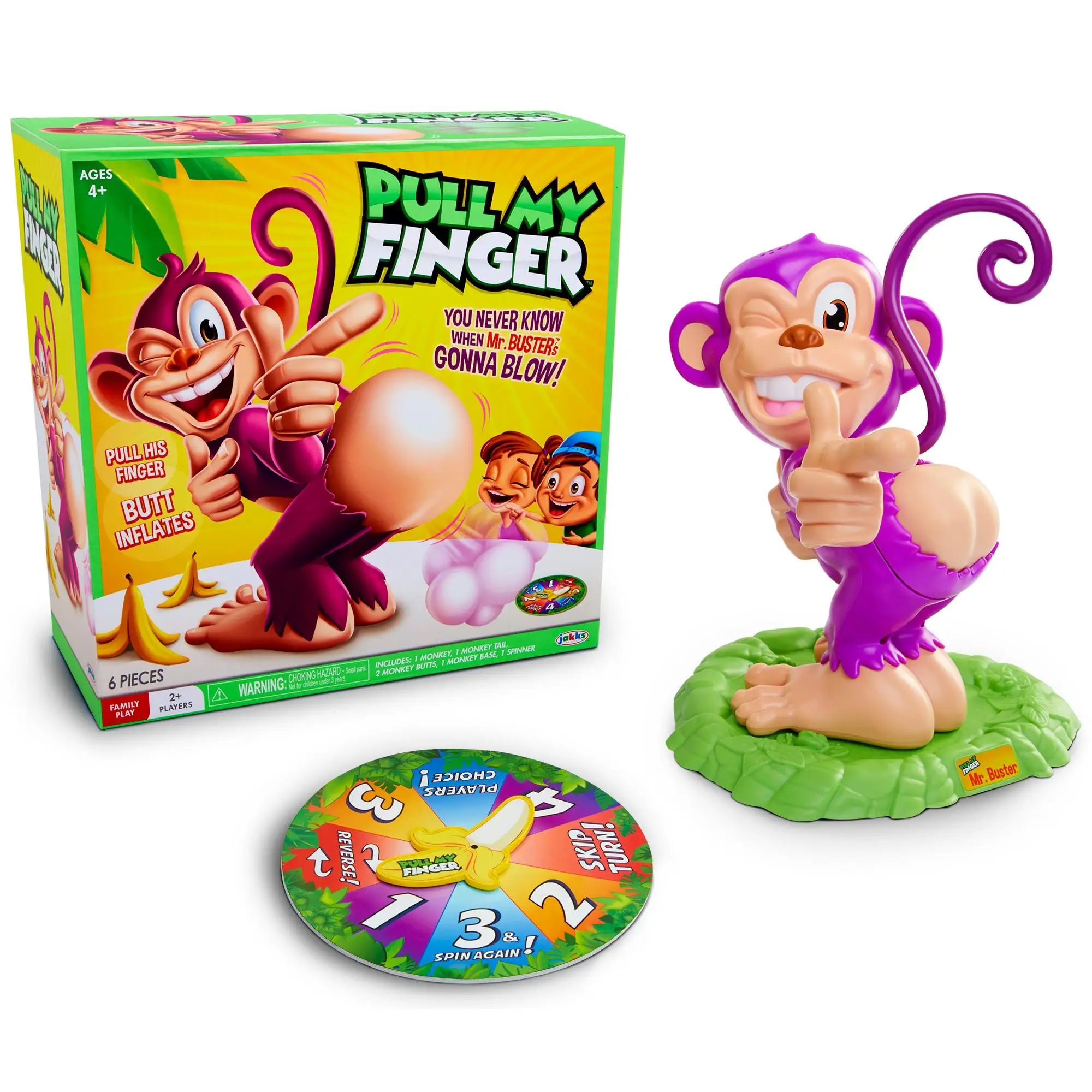 

Pull My Finger: The Farting Monkey Game Set Fun and Funny Desktop Game Educational Toys Parent-Child Board Games Party Games