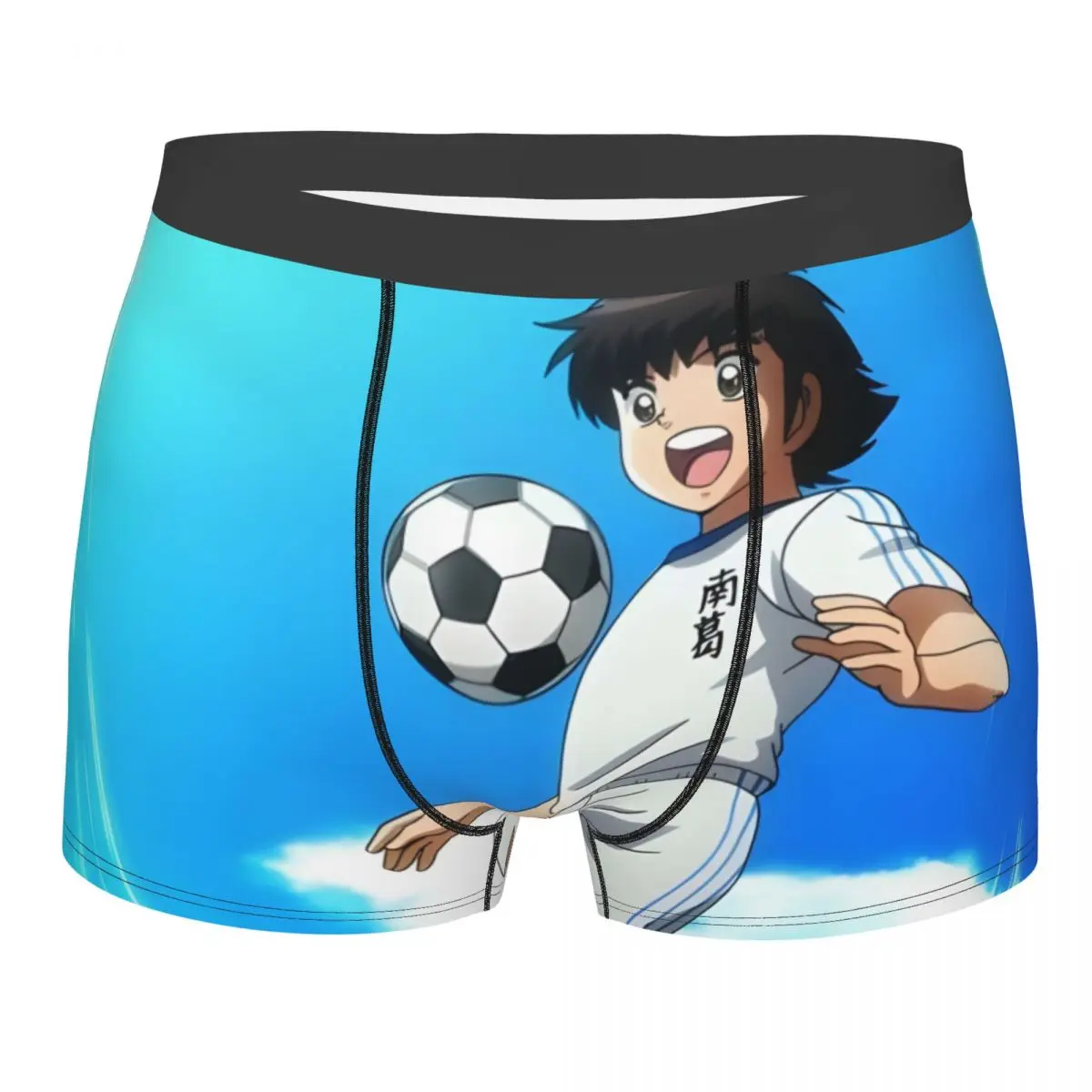 Play Footbool Captain Tsubasa Soccer Anime Underpants Cotton Panties Male Underwear Ventilate Shorts Boxer Briefs