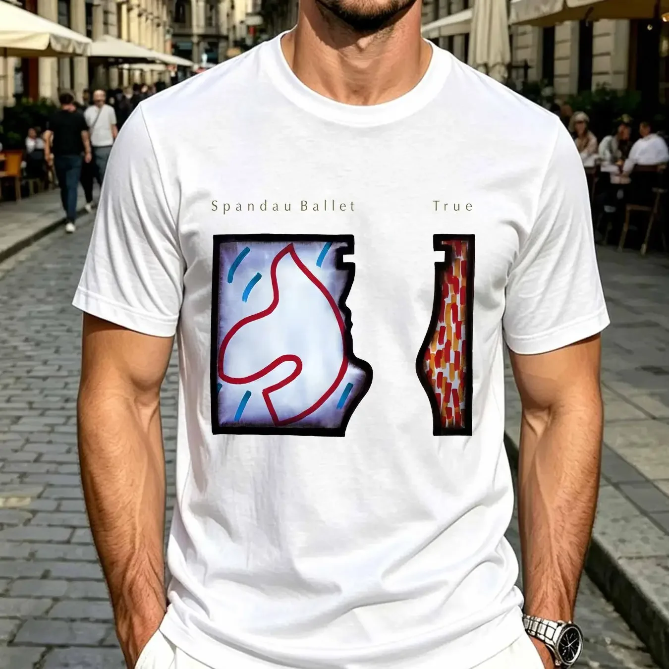 washed T Shirt SPANDAU BALLET TRUE NEW WHITE Full Size S to 5XL 1L360 long or short sleeves vintage Washed Slightly