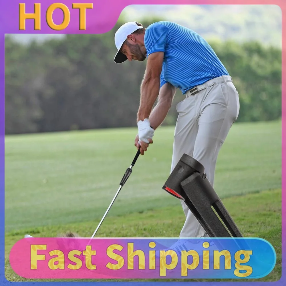 Wedge Golf Putting Pole Bracket Portable Golf Push Rod Brace Practical Golf Shaft Holders Tool Sports Accessories