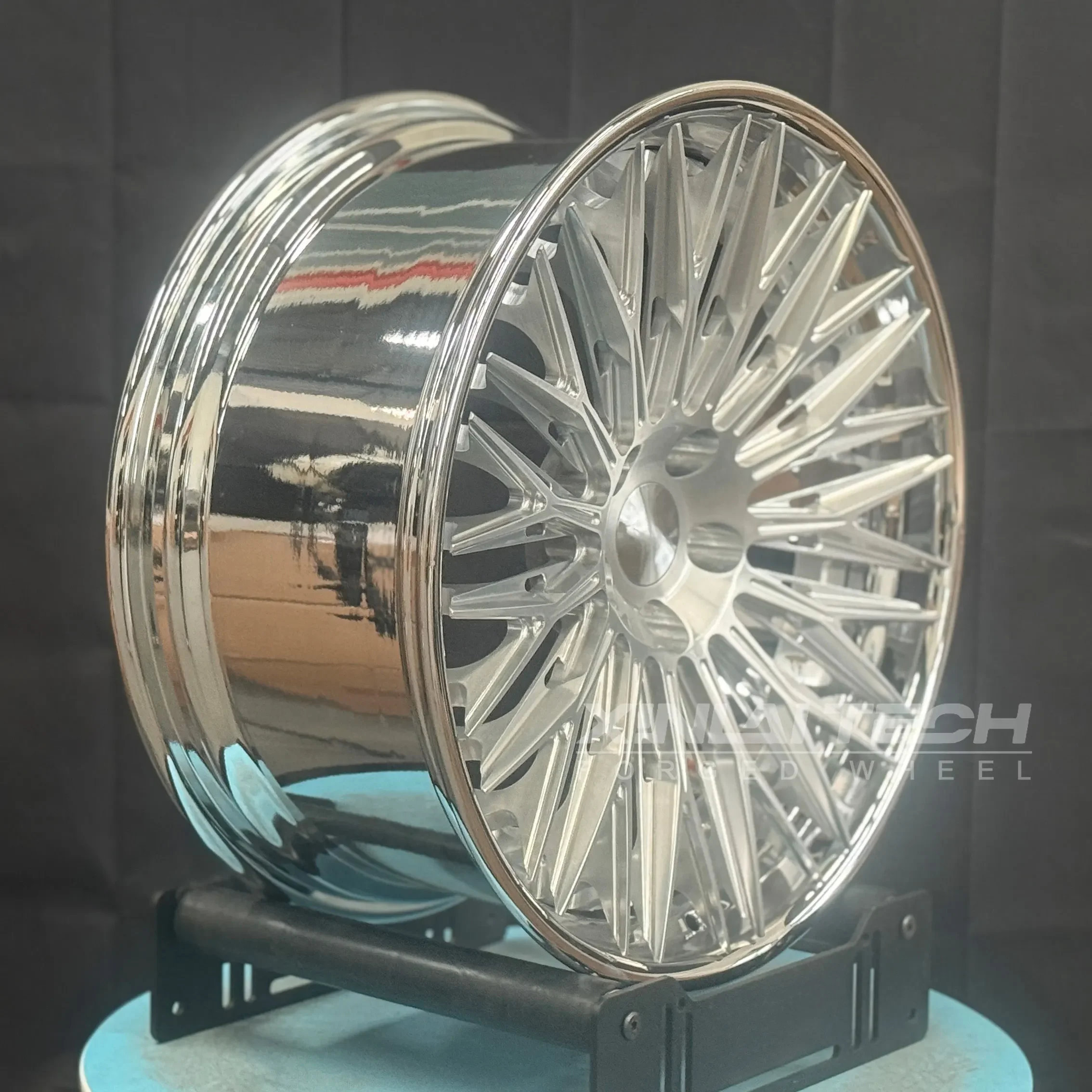 For  Forged Aluminum Alloy VIP Style Wheels 20 21 22 Inch Polished Silver Sunburst Spoke Rims for Stance Lowrider  Lexus LS
