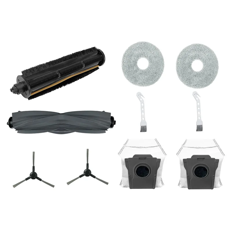 

【New Arrivals】Replacement Accessories For Dreame X30 Ultra Sweeper Main Roller Brush Dust Bag Cloth Pack