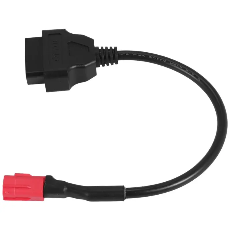 【Top Sale !!】OBD Motorcycle Cable For Honda BENELLI 6 Pin Plug Cable Diagnostic Cable 6Pin To OBD2 16 Pin Adapter