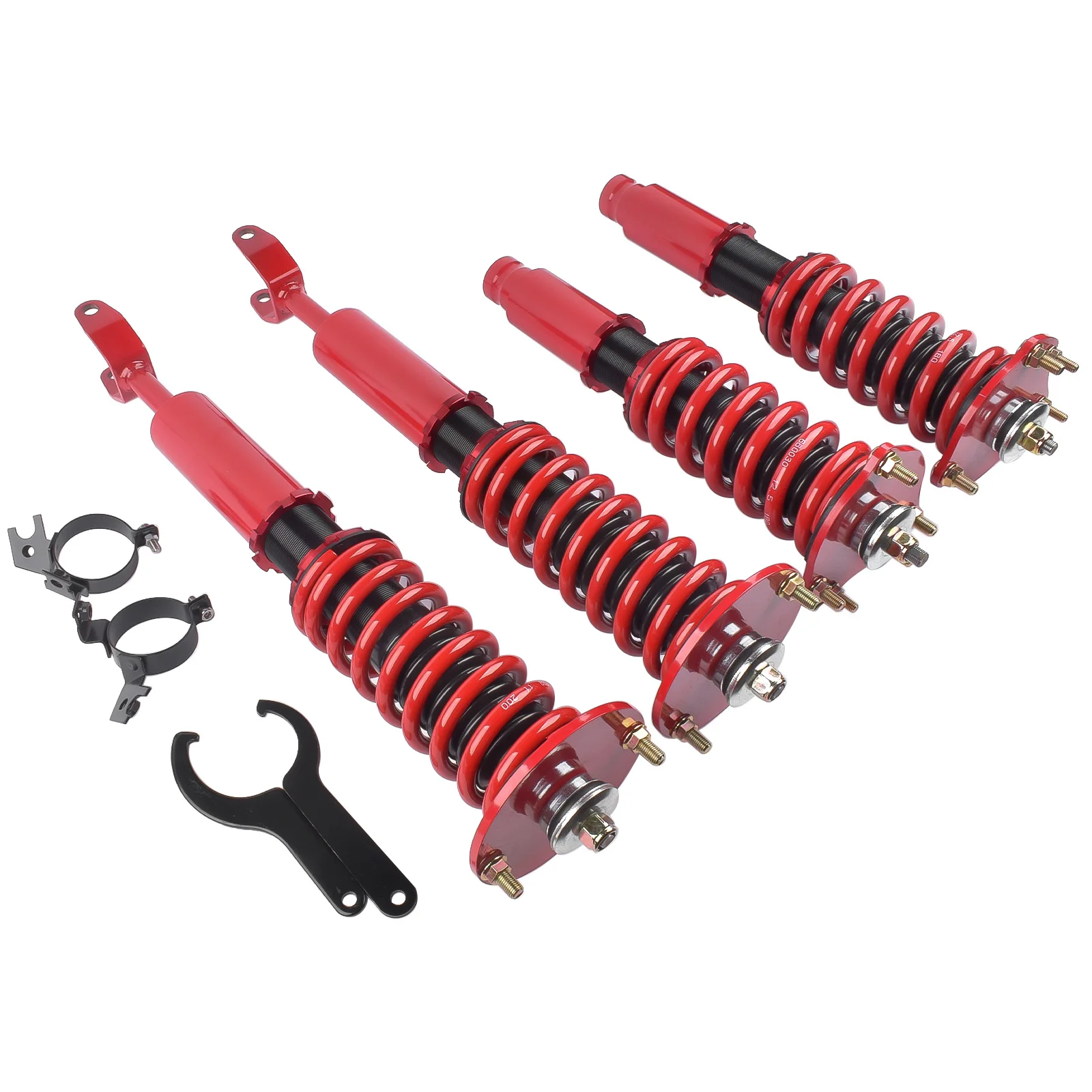 AP01 4PCS Full Coilover Suspension Lower Kit for Honda Prelude 1992-2001 Adj Height