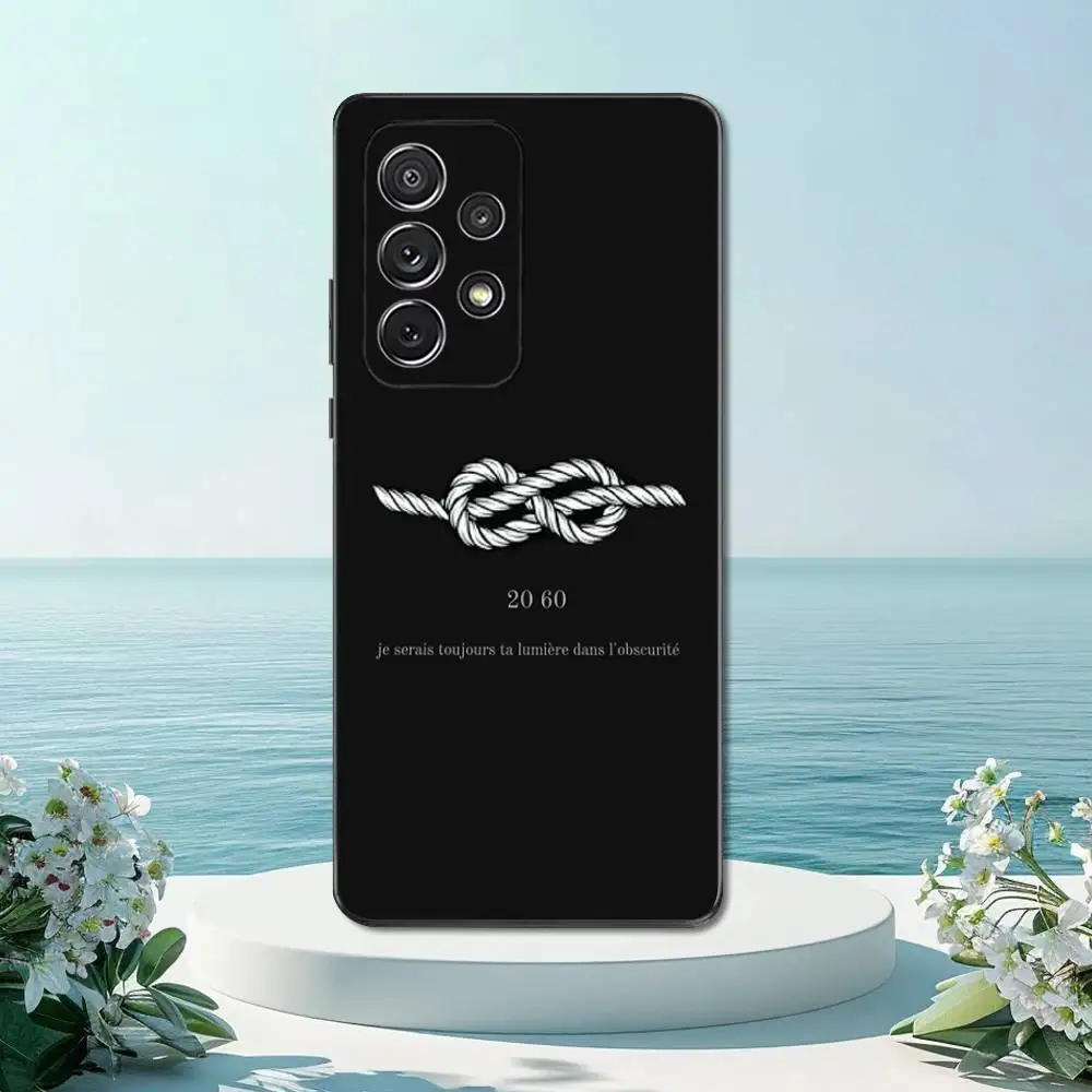 حافظة هاتف C-Culpa T-Tuya MIA-20-60 لهاتف سامسونج S22، S21، S20، S10، S9، S25، S24، S23، Ultra، FE، Plus، Lite، غطاء أسود من السيليكون الناعم #2