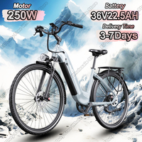 OT05pro Electric Bicycle 250W Powerful Motor 36V22.5AH Lithium Battery City Travel Electric Bike 700*50C Tire Mountain E-Bike