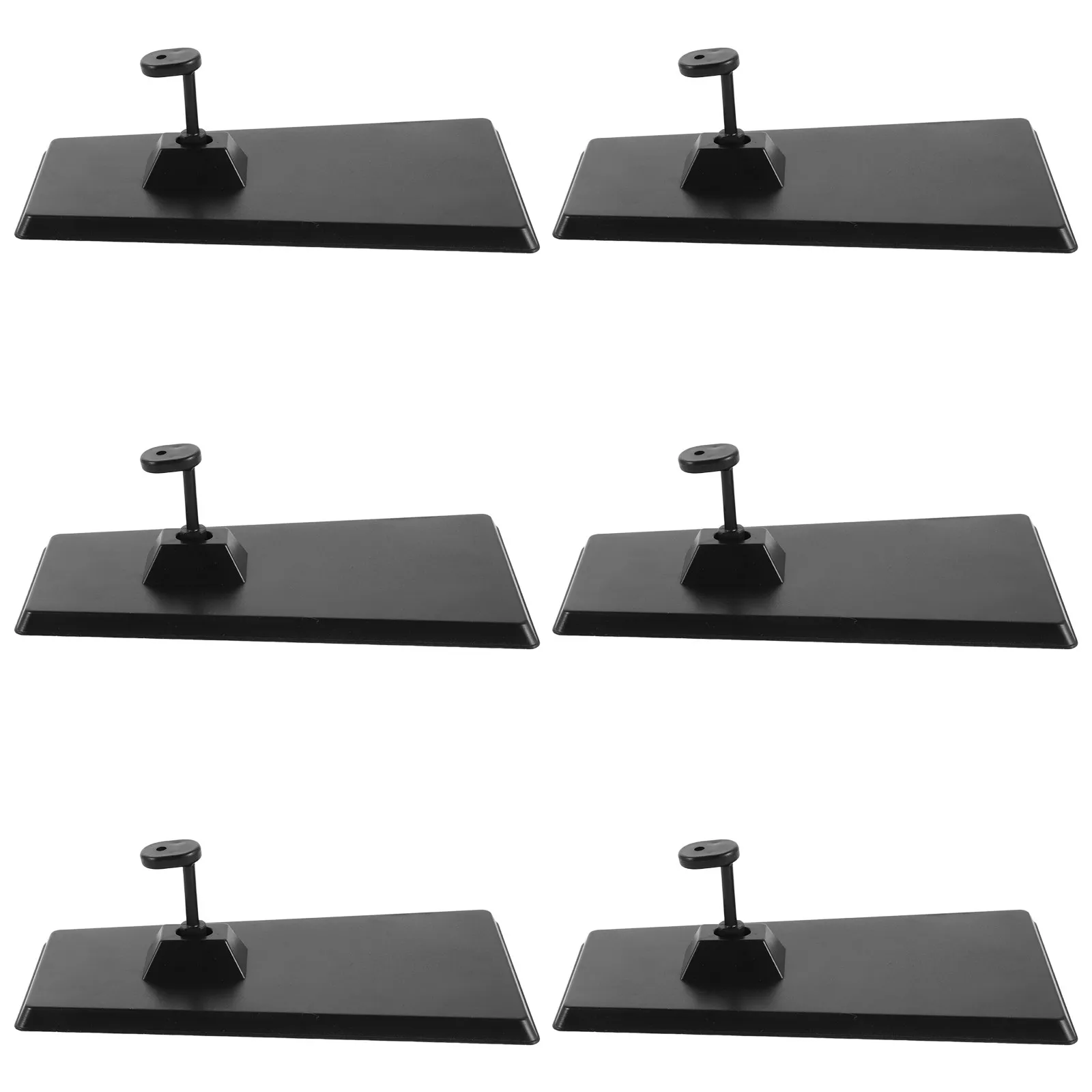 6Pcs Motorcycle Display Stand 1:12 Scale Plastic Base Adjustable Holder Diecast Motorbike Storage Display Organizer Platform