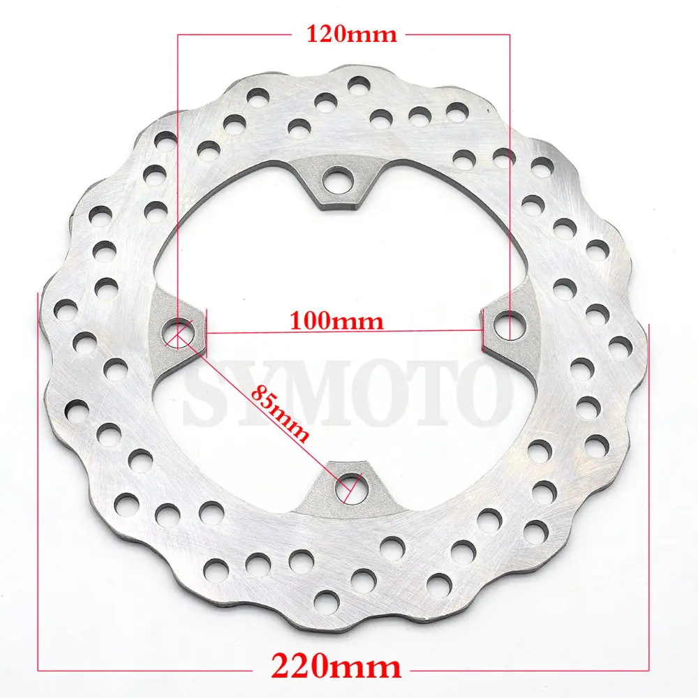 Motorcycle Rear Brake Disc Rotor For Kawasaki ER-6F EX650 ER-6N ER650 ER6F ER6N ER EX 650 ABS Model 2006-2015 ER 6F 6N