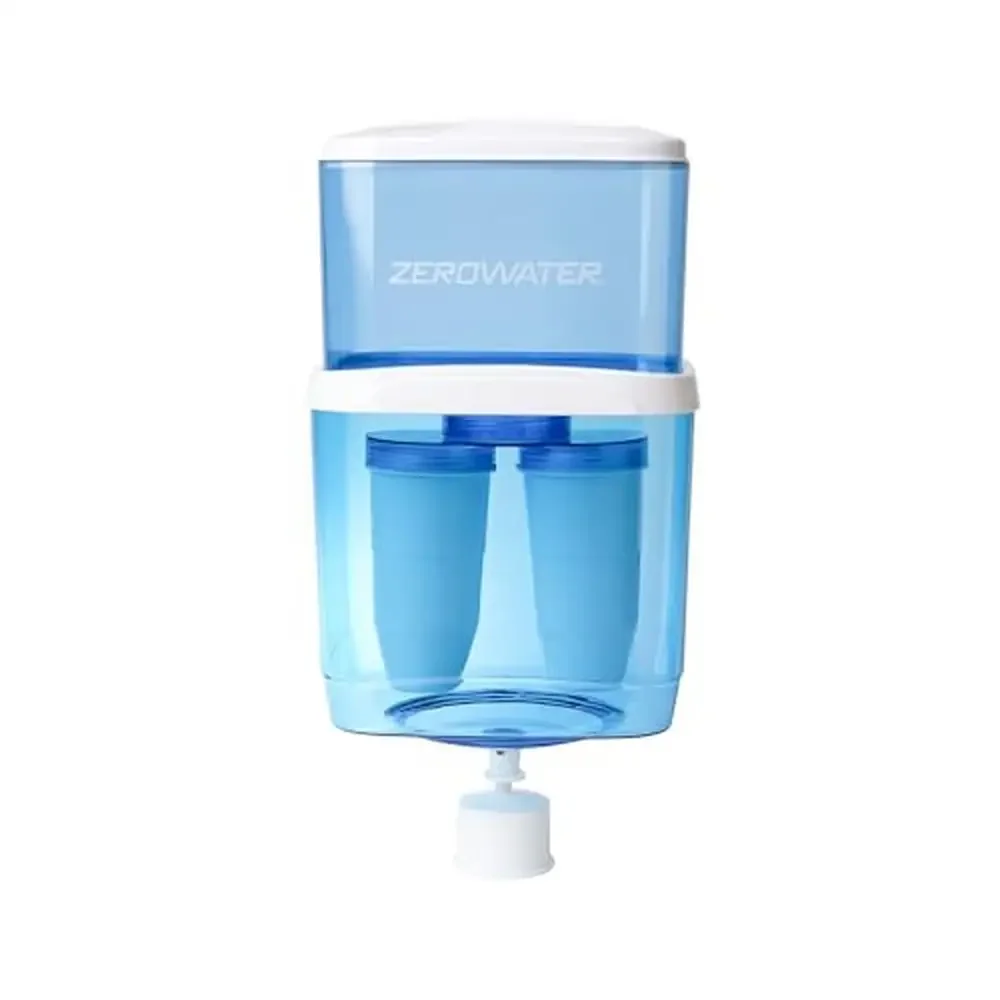 

5 Gallon Refillable Filtered Water Cooler Jug NSF Certified Lead PFOA PFOS Removal Eco-Friendly BPA Free Ion Exchange Technology