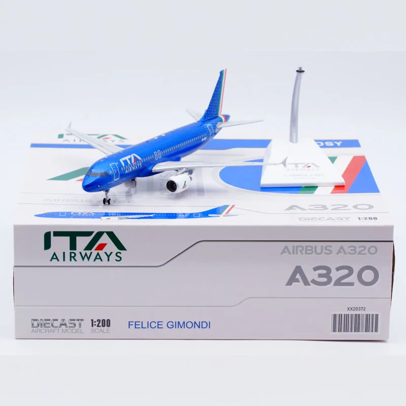 

XX20372 Alloy Collectible Plane Gift JC Wings 1:200 ITA Airways "SkyTeam" Airbus A320 Diecast Aircraft Model EI-DSY With Stand