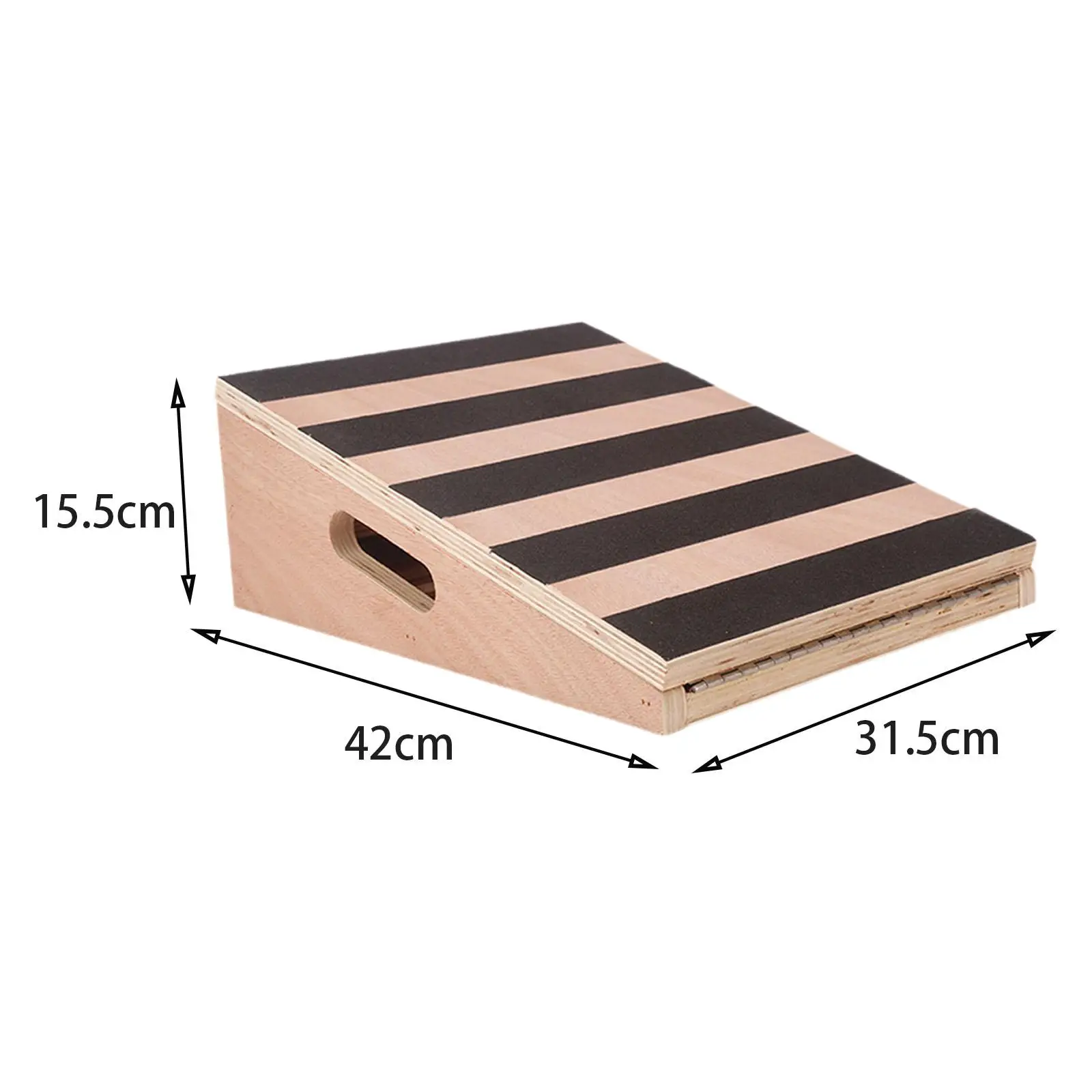 Slant Board Calf Stretcher Calf Stretch Wedge Board Training Equipment Wood Squat Wedge for Exercise Home Gym Yoga Workout Adult