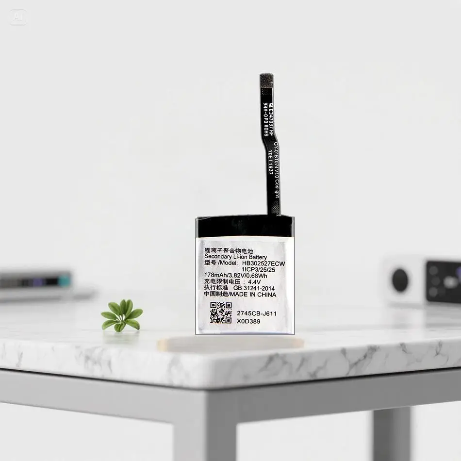 

Батарея для часов, долговечная, 178 мАч для Huawei Honor Magic GT HB302527ECW