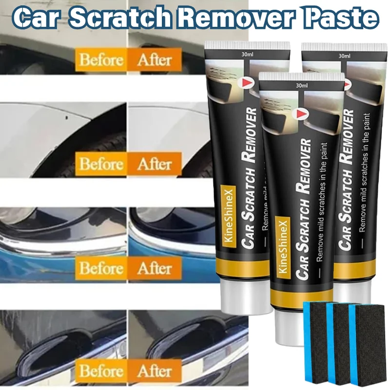 30/60ml Car Paint Scratch Repair Cream Polishing Compound Remove Minor Scratches Water Stains Auto Maintenance Cleaning Paste