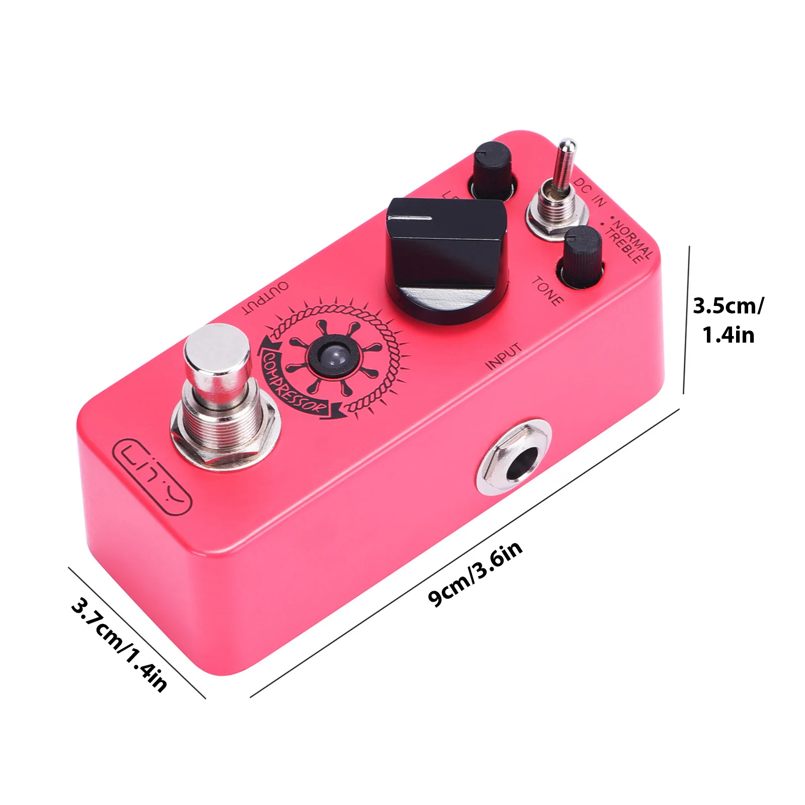 Lity Compressor Guitar Pedal Mini Compressor Effects Pedal Ultimate Comp 2 Modes Guitar Effect Pedal Pure Analog True Bypass