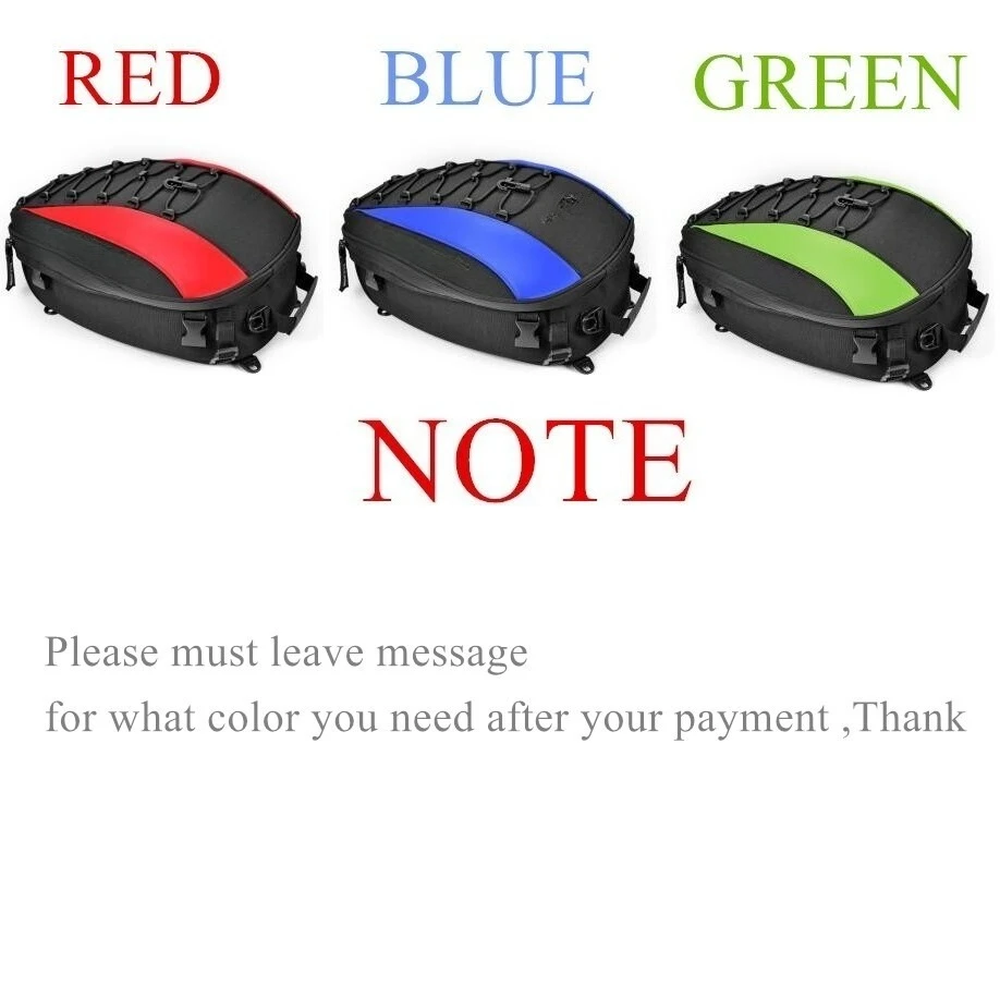 Motorcycle Rear Tail Seat Bag Helmet Luggage Backpack Carry Bag For DR-Z DRZ 400/S/E/SM