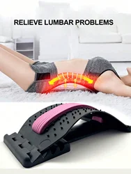 Lumbar Spine Soothers For Stretching The Waist And Neck, Back Massager For Opening The Back. Yoga Spinal Training Equipment