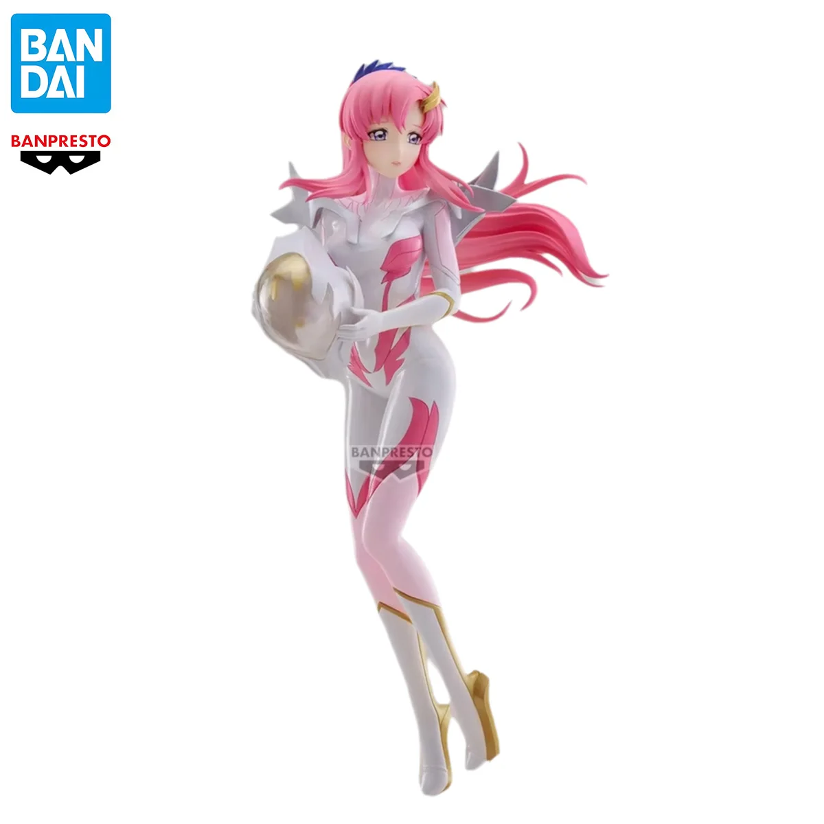 

In Stock BANDAI Genuine GLAMOURS GUNDAM SEED FREEDOM Lacus Clyne Pilot Suit PVC Anime Action Figure Collectible Model Toys Gift