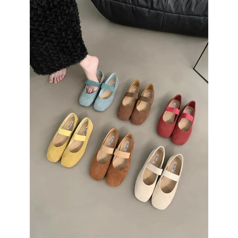 

Newest Flats Women Mary Jane Shoes Autumn Soft Casual Shallow Shoes New Brand Cozy Walking Dress Sandals Elegant Zapatos Mujer