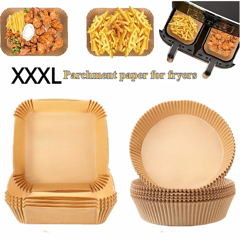 Air Fryer Oven Paper Nonstick Pan Kitchen Home Accessories Non-stick Mat Baking Supplies Food Packaging Paper Waxed Butter Bar