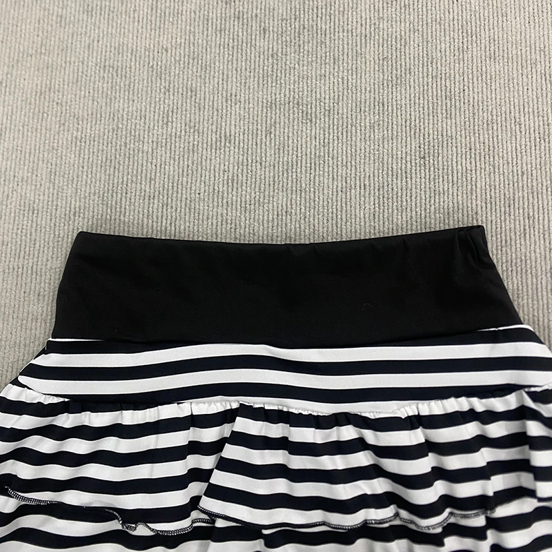 Frühlings-Y2K-Rock im japanisch-koreanischen süßen Stil, trendiger, sexy, modischer, gestreifter A-Linien-Rock für Damen – Detail 14