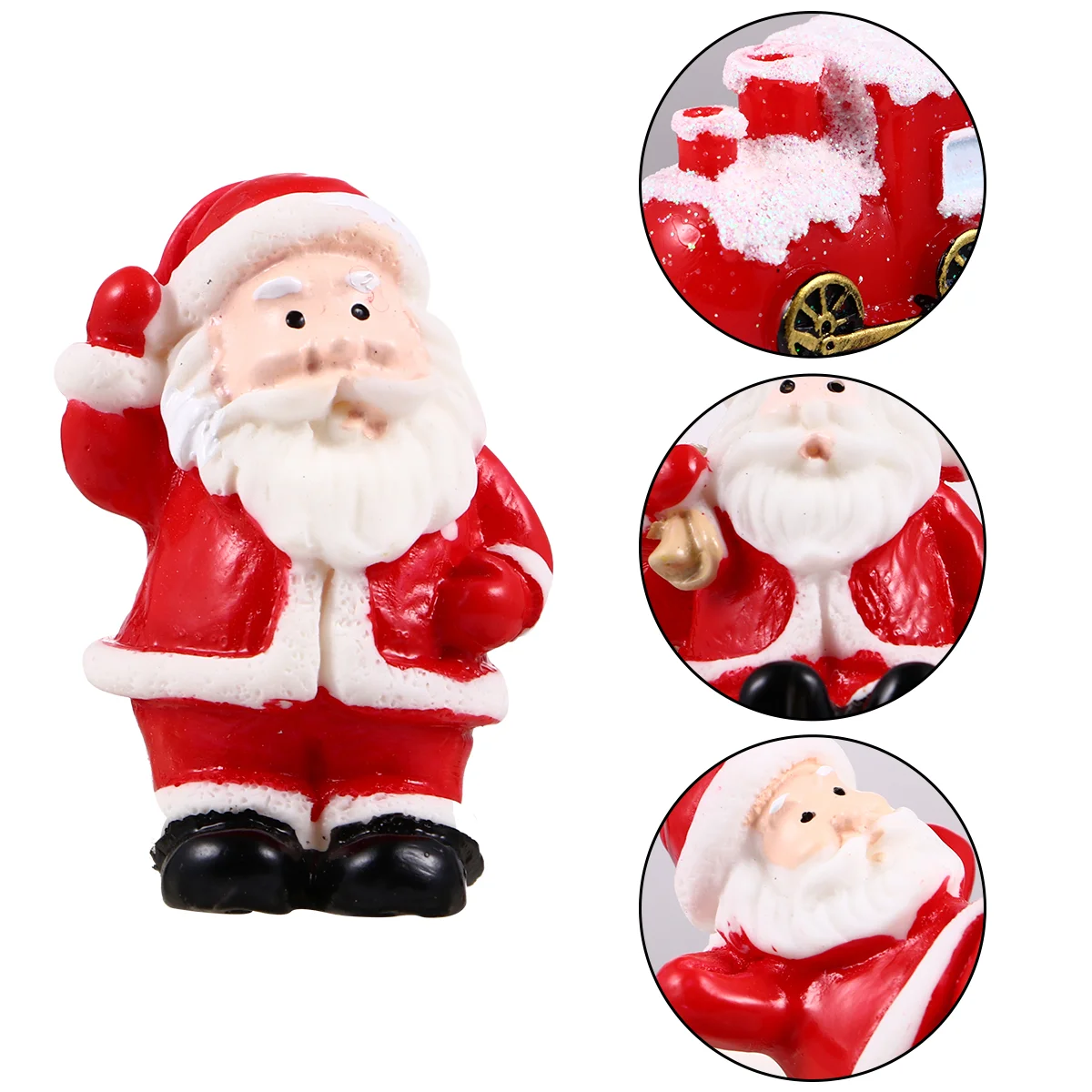 

20 Pcs Nativity Ornaments Christmas Micro Landscape Resin Crafts Mini Miniature Model Tree Cake Toys Tabletop Adornment Father