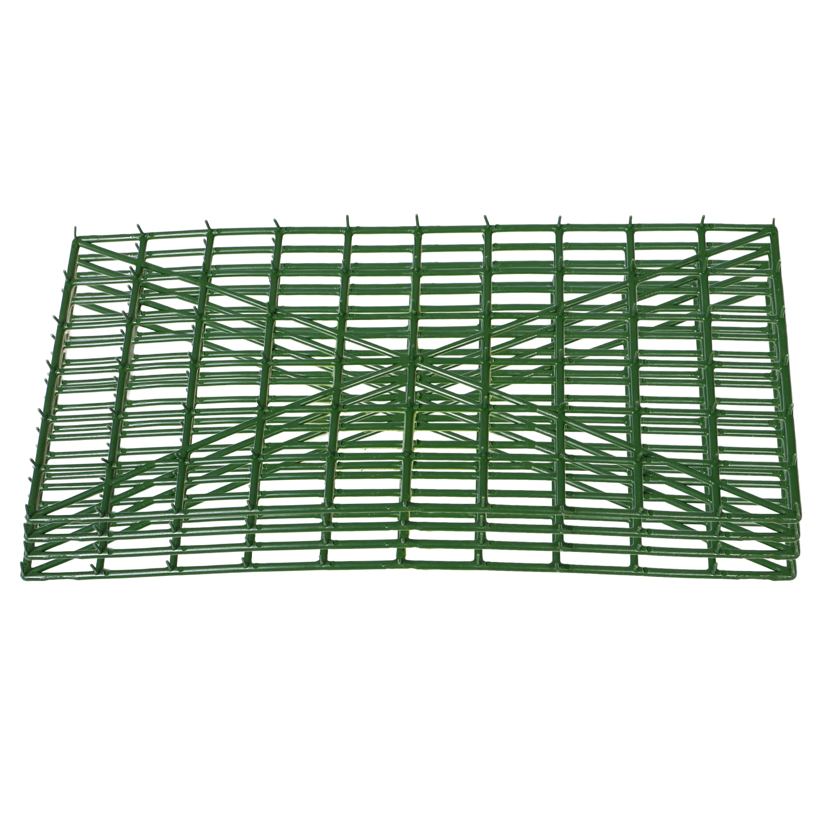 

4pcs Artificial Flower Arrangement Bases PP Material Wedding Decor Garden Trellis Plant Support Wall Panel GridFlower