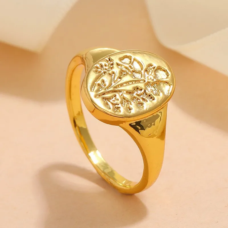 Para compradores del Reino Unido, 5 unidades/lote, anillos de metal retro, versátiles, minimalistas, ajustables, de banda abierta, joyería llamativa, regalo