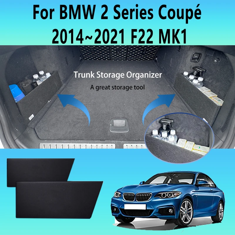 

For BMW 2 Series Coupé 2014~2021 2020 2019 F22 Multifunction Trunk Storage Partition Storage Auto Interior Parts Car Accessories