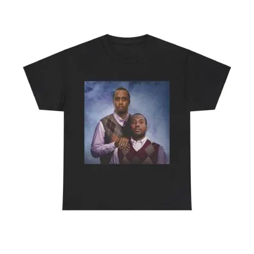 P Diddy Meek Mill Step Brothers T Shirt Puff Daddy graphic vintage Tee