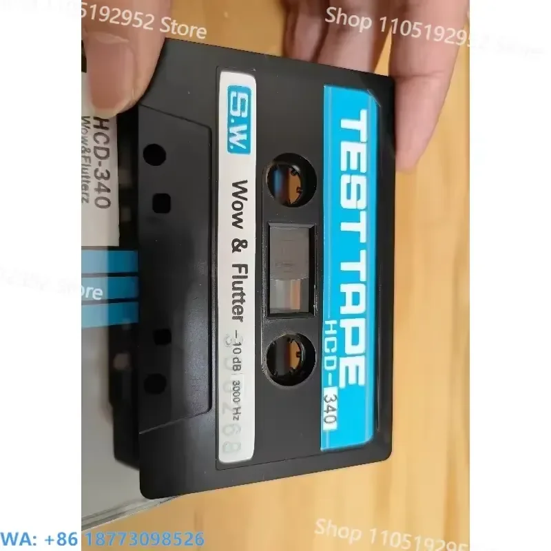 HCD340 New Tape Speed Shaking Test Tape 3KHz Recorder Holder Maintenance and Calibration Test