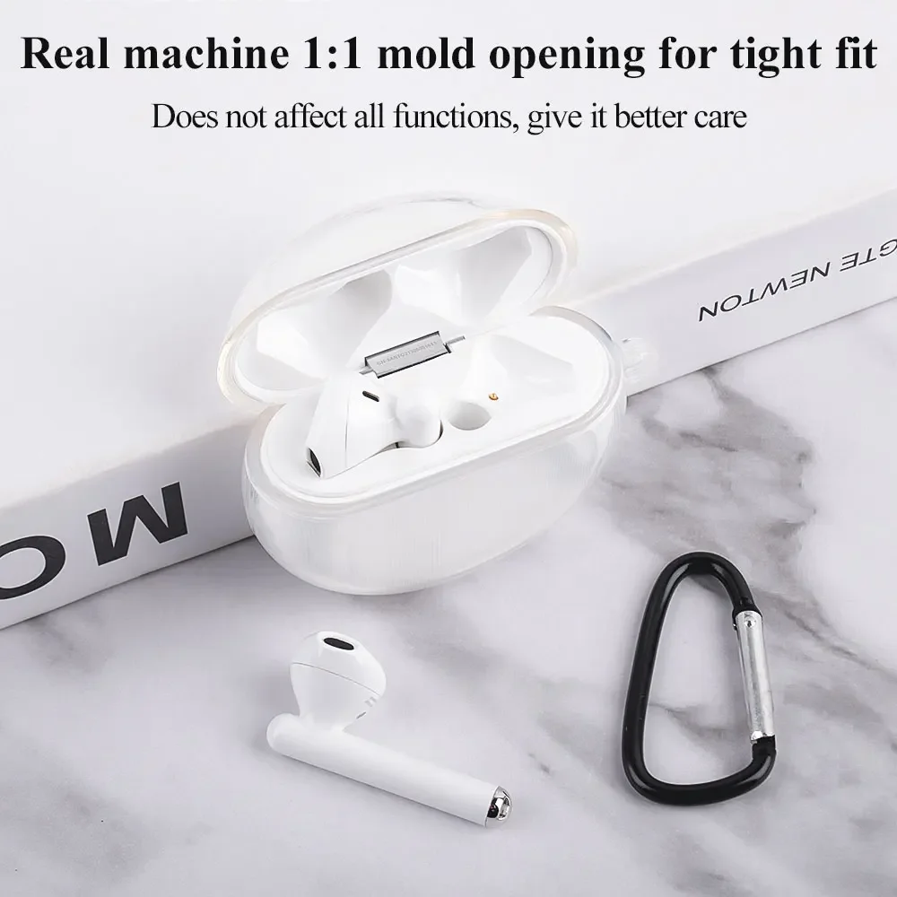 Transparent Case For Huawei Freebuds 5i 4i Pro 3 4 Soft TPU Clear Cover For Freebuds Wireless Headphones Protective Shell