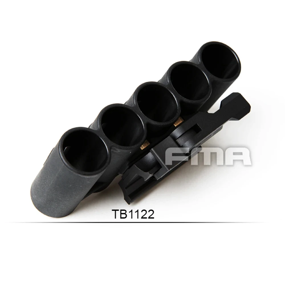 Hot FMA Tactical Shot Gun Shell Holder Provide You With 5 Additional Gauge Rounds Magazine Pouch Paintball Equipment Accessories