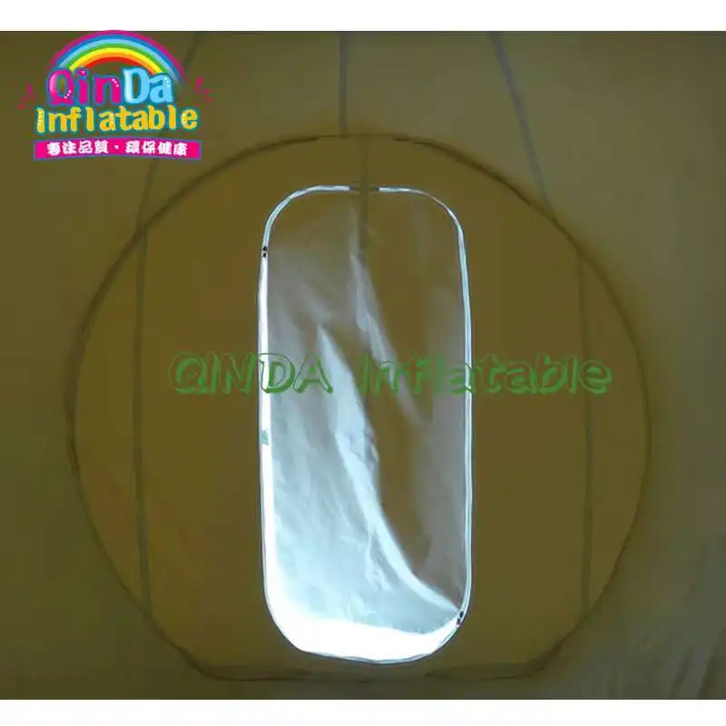 2-tunnelkamers opblaasbare doorzichtige bubbeltent met badkamer, opblaasbare hotelbubbeltent te koop