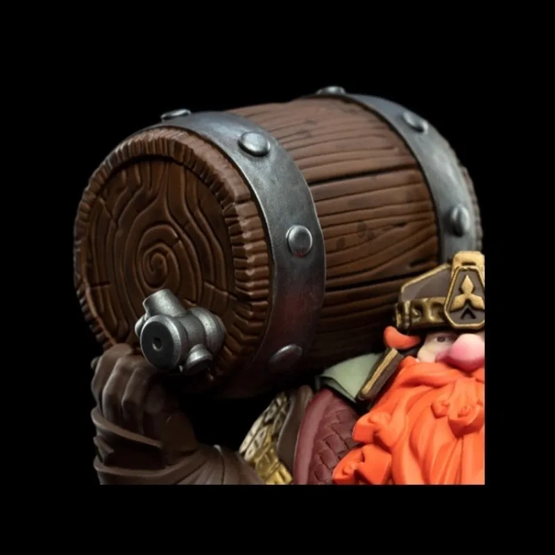Q-version GIMLI Dwarf King Golden Gimli Barrel Limited Edition Figurine Gift for Boyfriend