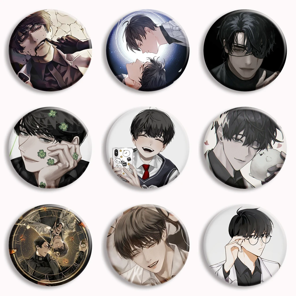 Manga Omniscient Reader's Viewpoint Button Pin Kim Dokja Yoo Jonghyuk Anime Brooch Backpack Decor Accessories Jewelry Gifts