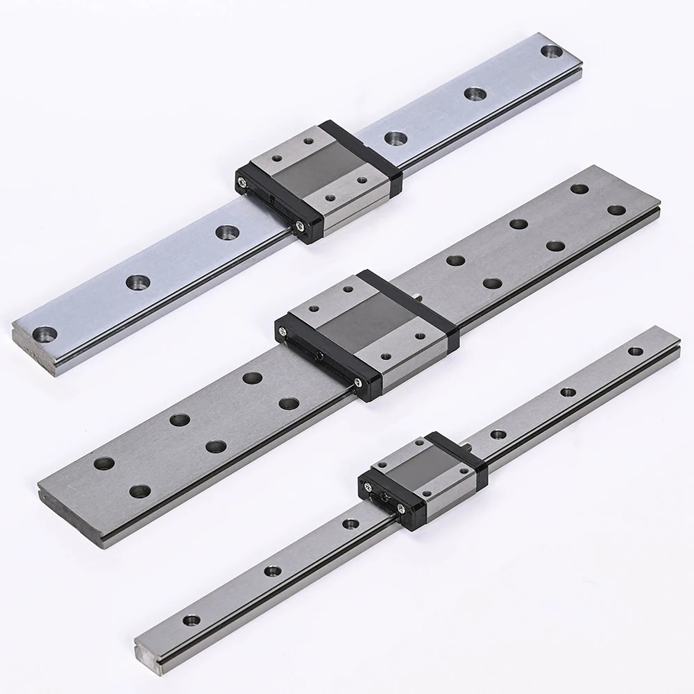 

QYMT Micro Linear Guide Slide MGW Series High Load and High Speed Suitable for 3D Printer Laser Engraving Machine MGW12R Rail