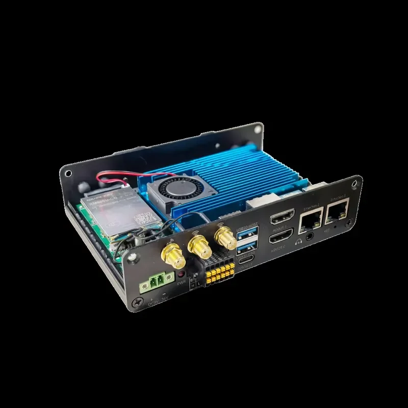 CE Certification AIBOX With Hailo8 26T AI Module Expansion RK3588 8Core 8K Video WiFi/4G Lte 5G Ubuntu24.04 Linux RK3588