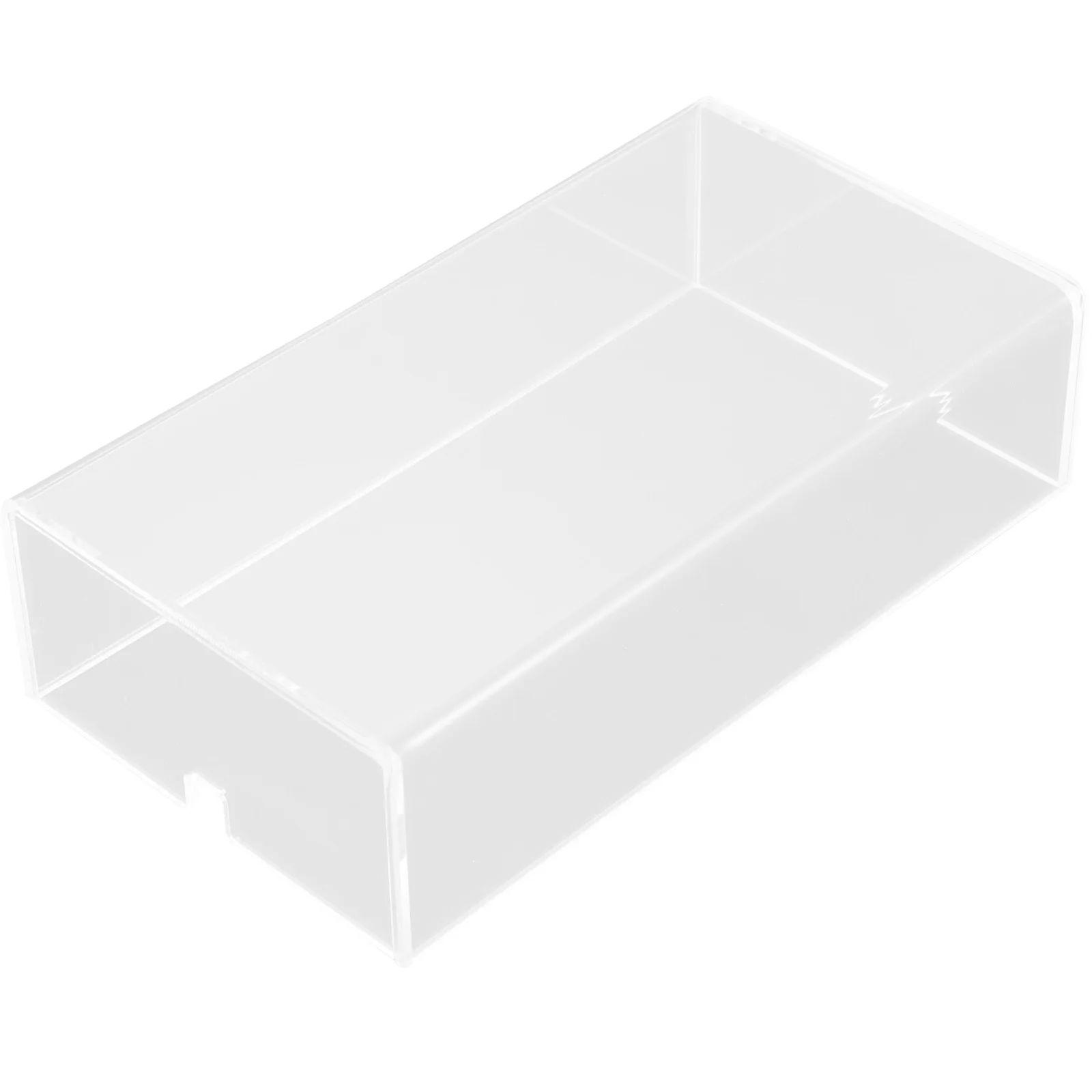 

Sturdy Clear Acrylic Transparent Protective Case Home Office Dust Water Resistant Anti-Dust Cover Easy Clean Spill Proof