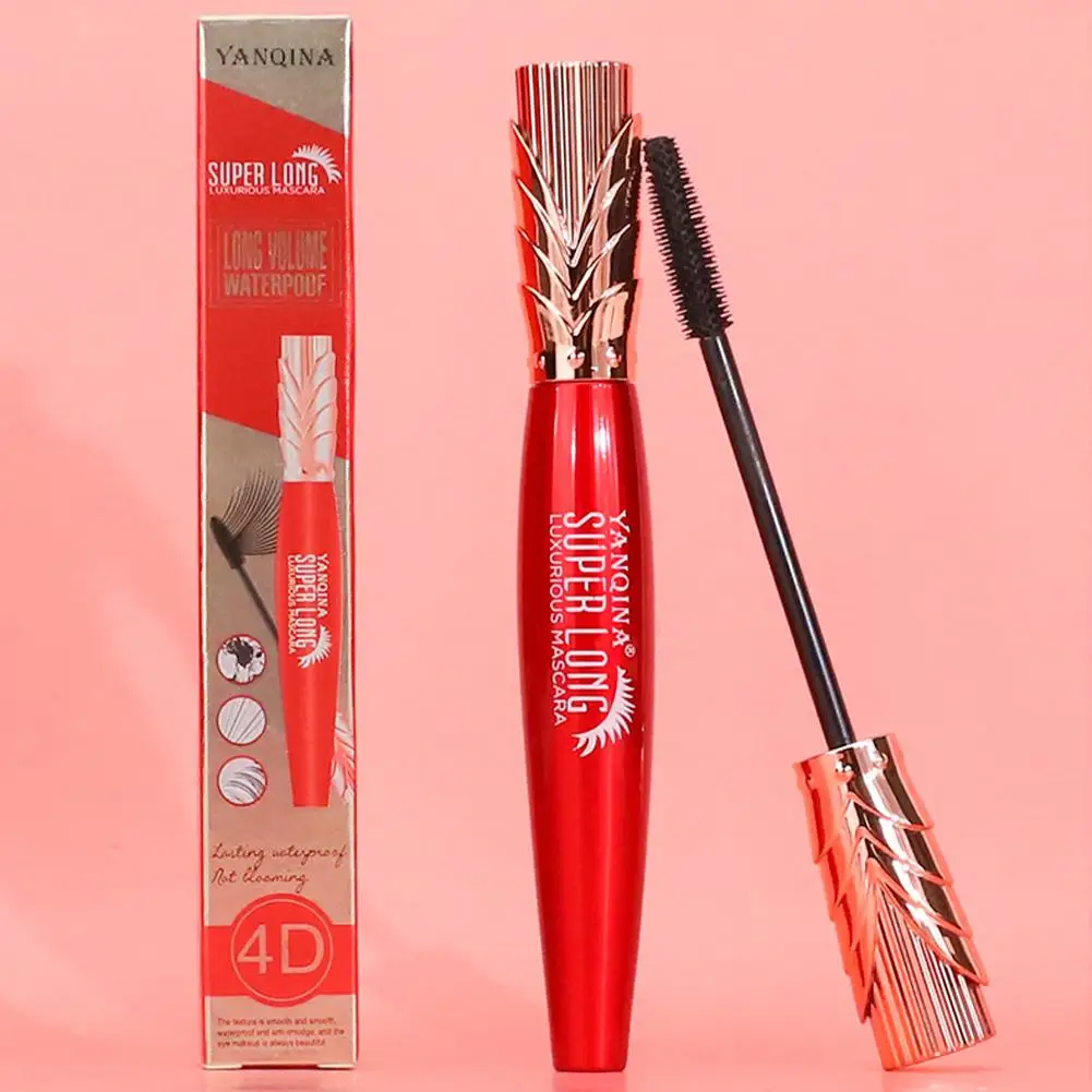 4d Mascara Dikke Curling Waterdichte Mascara Wimpers Dragen Make-Up Tot Ogen Extensie Make-Up Gemakkelijk Compleet Tool Y3g2